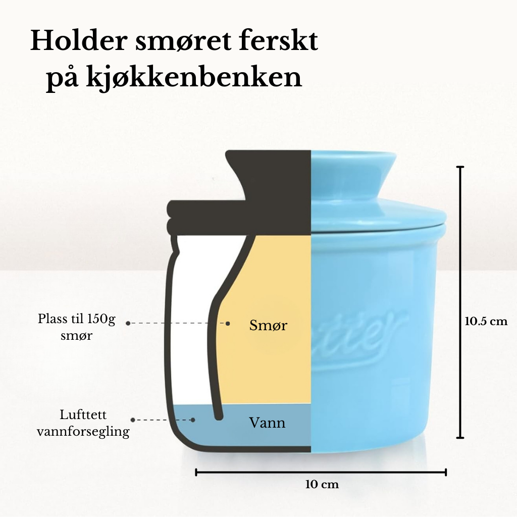 Smørklokke i klassisk stil