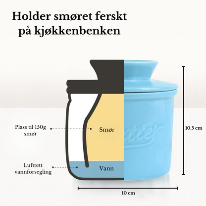 Smørklokke i klassisk stil
