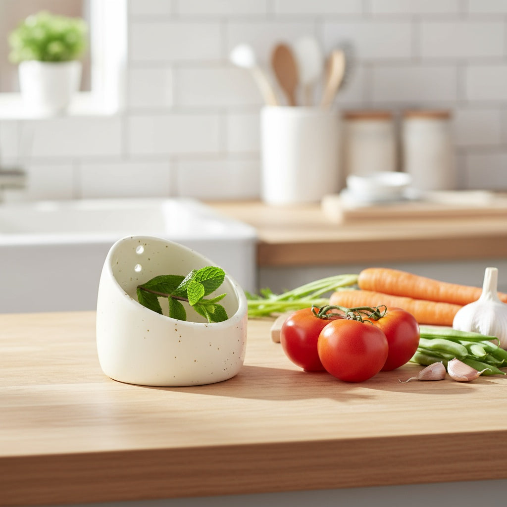 Urterenser i keramikk - fjern blader fra stilken på et øyeblikk